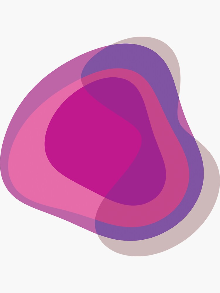 "Abstract art icon." Sticker for Sale by KasTanDesign Redbubble