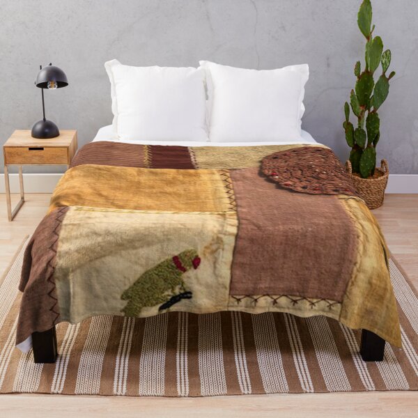 Item preview, natural dyed patchwork designed and sold by srasti gupta.
