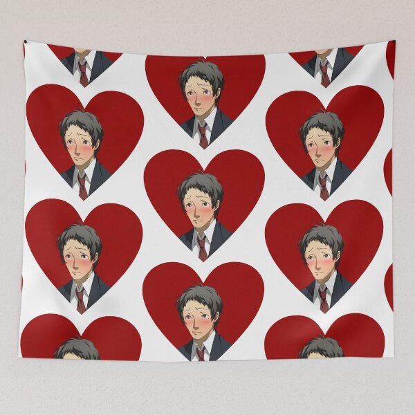 Item preview, Tohru Adachi Portrait (Blushing Heart) designed and sold by ale-rose.
