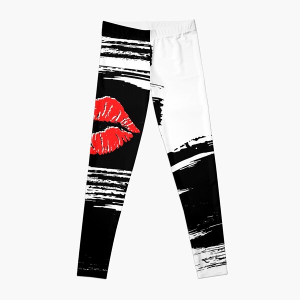 Cherry Red Lips Leggings