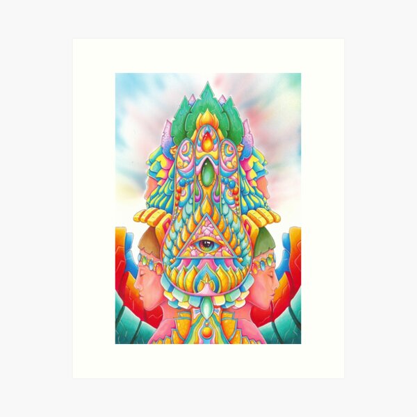 Hamsa Hand Art Print