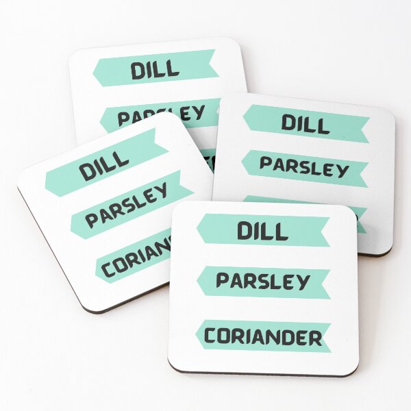Item preview,  Kitchen Herbs, Dill, Parsley, Coriander designed and sold by KrisantoArts.