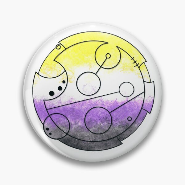 Item preview, Non-binary  - Gallifreyan designed and sold by ketchupontacos.