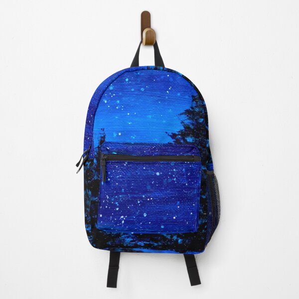Item preview, Starry Night Sky with Pine Trees designed and sold by Ashley Baldwin.