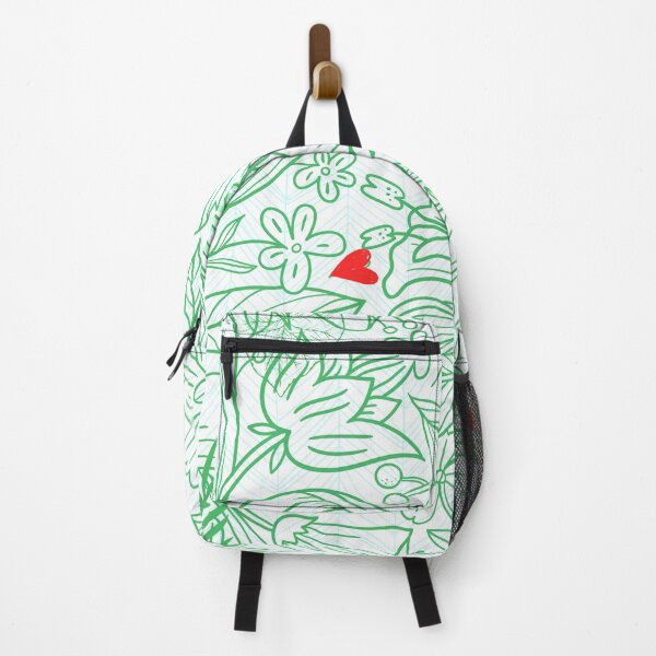Item preview, Jungle Leaves with red hearts designed and sold by ATB20.