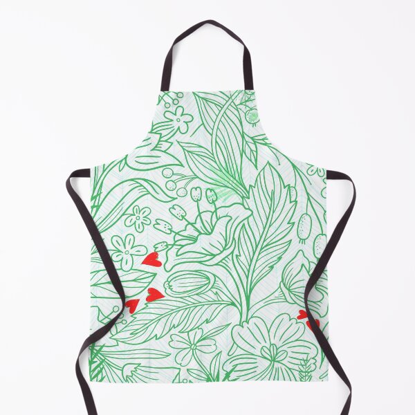 Artikelvorschau, Jungle Leaves with red hearts entworfen und verkauft von ATB20.