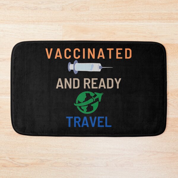 Item preview, Vaccinated and ready to travel  designed and sold by KashifMohiuddin.