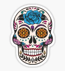 Skull and Crossbones - Dias de los muertos Sticker