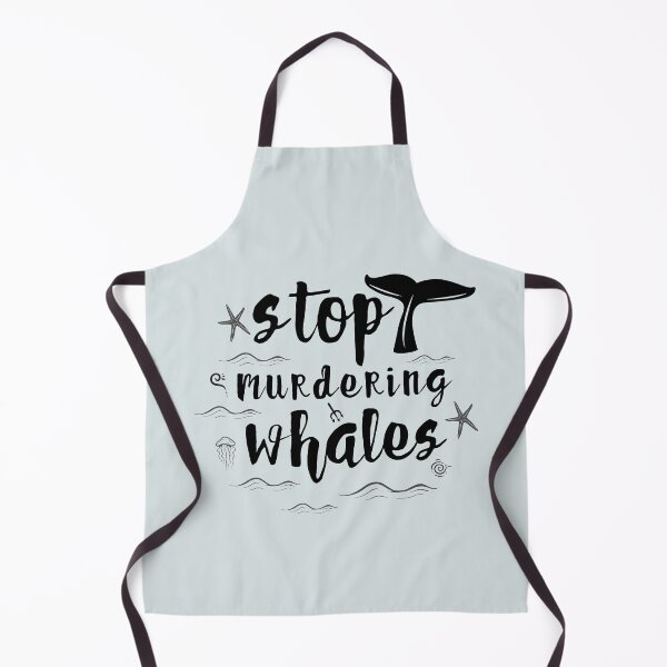 Item preview, stop murdering whales - whale conservation designed and sold by foreco design.