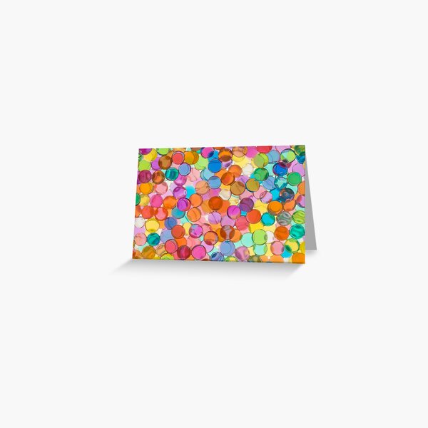 Glass Bead Pattern Greeting Card