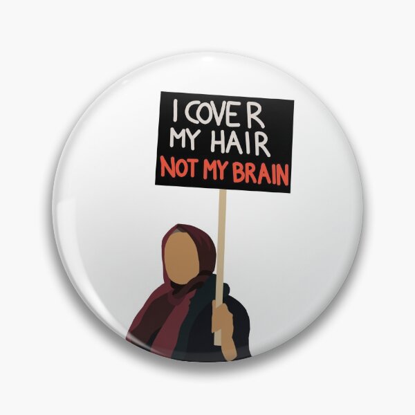 Item preview, I Cover My Hair, Not My Brain designed and sold by OliviaSwanee.