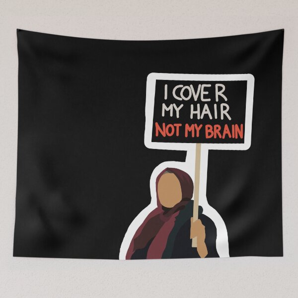 Item preview, I Cover My Hair, Not My Brain designed and sold by OliviaSwanee.