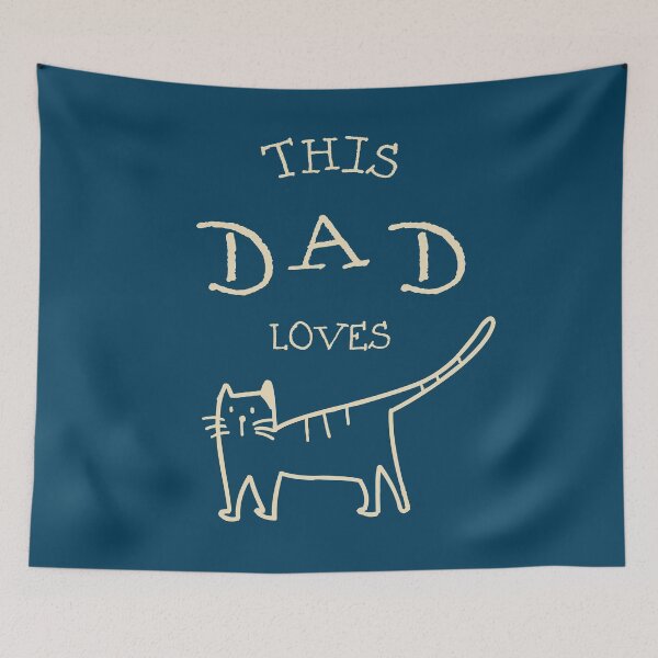 Item preview, This Dad Loves Cat designed and sold by AlexSin.