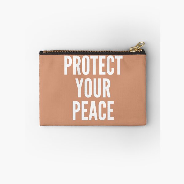 Item preview, Protect your peace mental health inspirational quote motivational slogans strong women savage classy life motto minimalist short words quotes positivity success sayings 6 designed and sold by Inside Head.