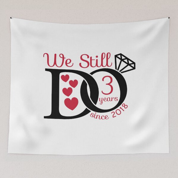 Item preview, We Still Do Since 2018 ,  3th Anniversary , 3th Wedding Anniversary, 2018 Wedding , 3 Years of Marriage designed and sold by KunKhalil.