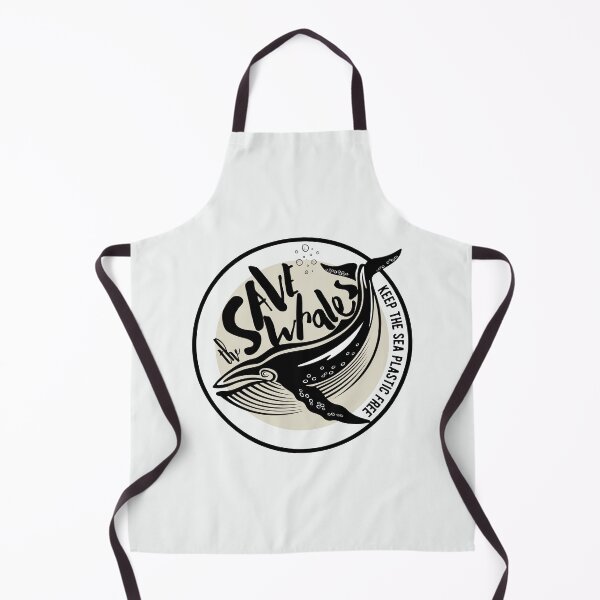Item preview, save the whale - keep the sea plastic free - whale conservation  designed and sold by foreco design.