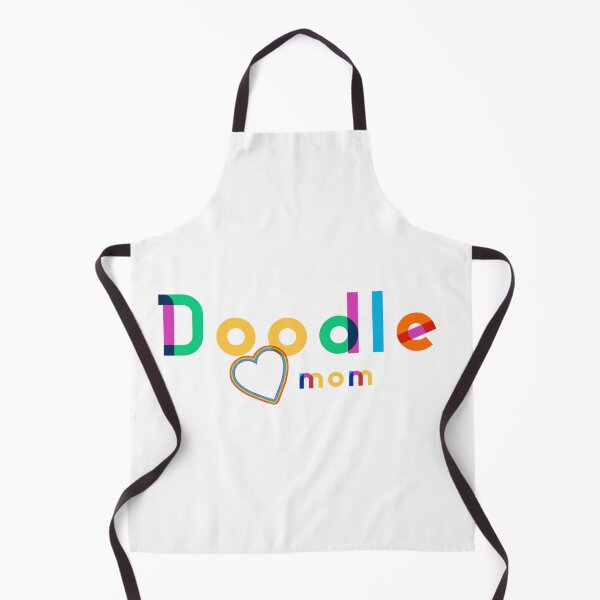 Item preview, Doodle Mom Rainbow lettering - Modern Design - Heart accent designed and sold by 8PawsStudio.
