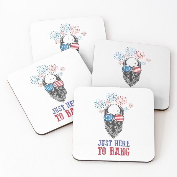 Item preview, Just Here To Bang 4th Of July designed and sold by IzzyTheWizz.
