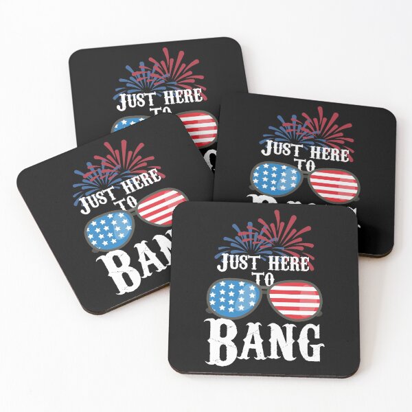 Item preview, Just Here To Bang 4th Of July designed and sold by IzzyTheWizz.