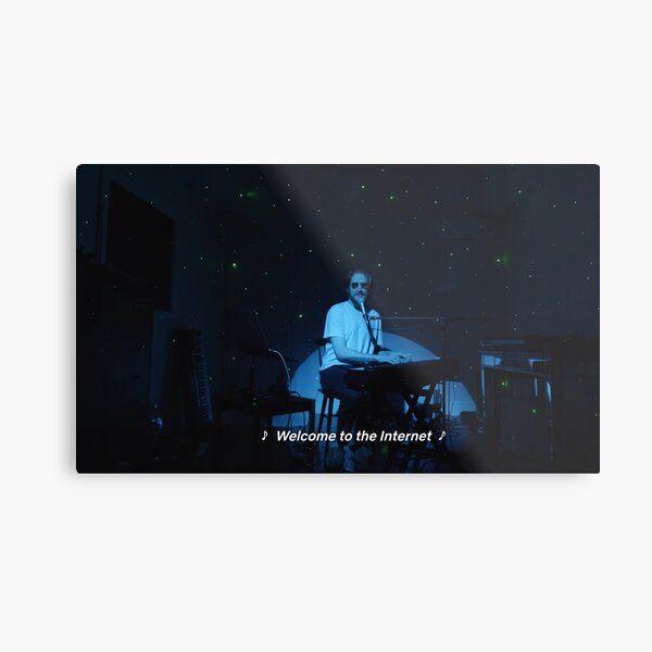 bo welcomes you to the internet Metal Print
