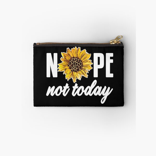 Item preview, Nope Not Today Yellow Sunflower designed and sold by JodyzDesigns.