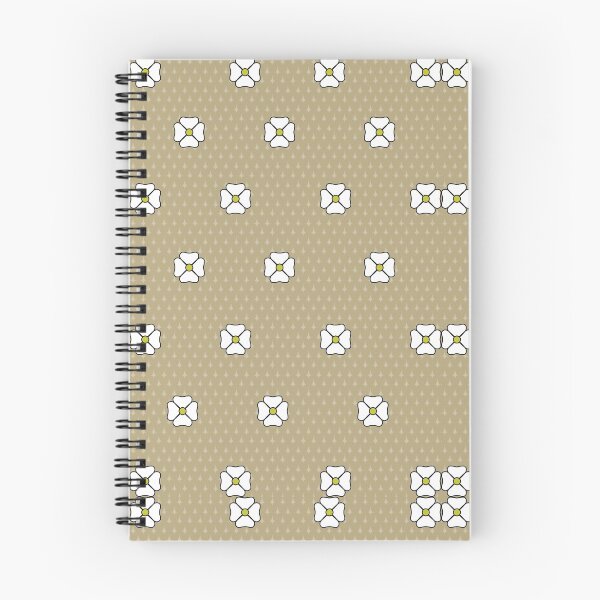 Item preview, Beautiful White And Brown Floral Pattern designed and sold by Preetydesign.