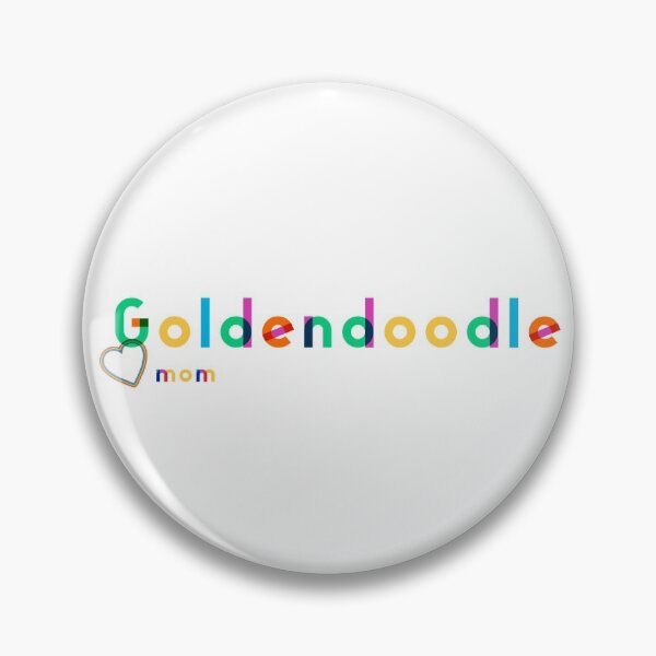 Item preview, Goldendoodle Mom Rainbow lettering - Modern Design - Heart accent designed and sold by 8PawsStudio.