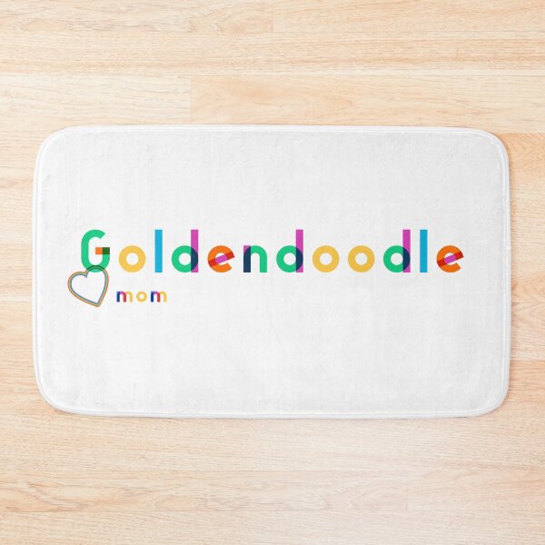 Item preview, Goldendoodle Mom Rainbow lettering - Modern Design - Heart accent designed and sold by 8PawsStudio.