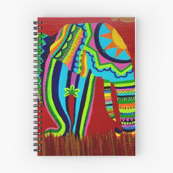 Item preview, Funky Patterned Elephant designed and sold by Ashley Baldwin.