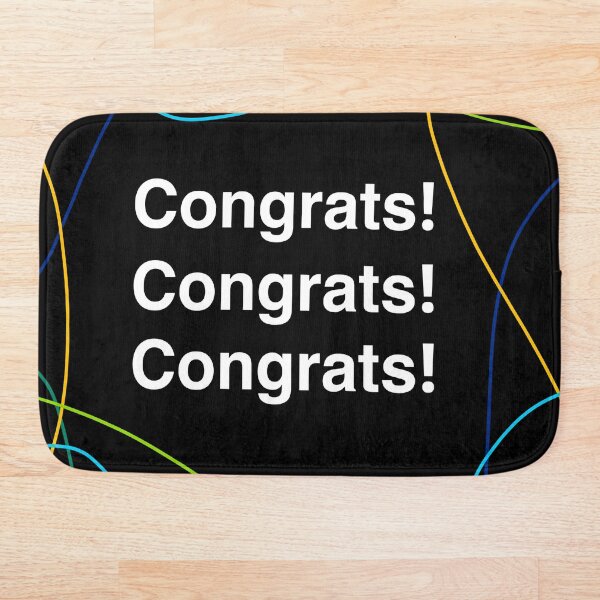 Item preview, Congrats and Confetti designed and sold by ashleyraman.