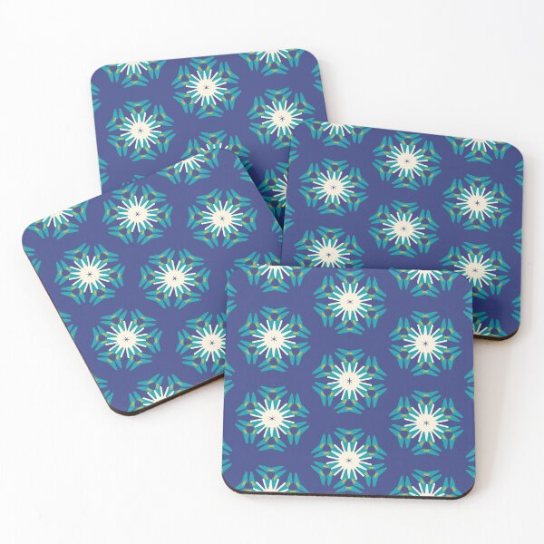 Item preview, Modern Star Flower Pattern Artwork 02 Color 01 designed and sold by Stefanie Boike.