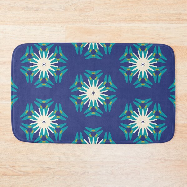 Item preview, Modern Star Flower Pattern Artwork 02 Color 01 designed and sold by Stefanie Boike.