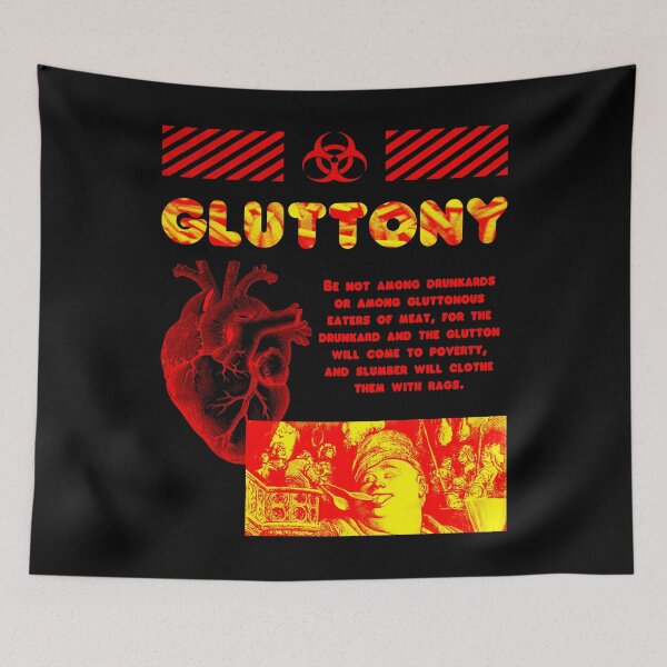 Item preview, GLUTTONY DANTE'S INFERNO VIRTUE404 STREETWEAR designed and sold by virtue404.