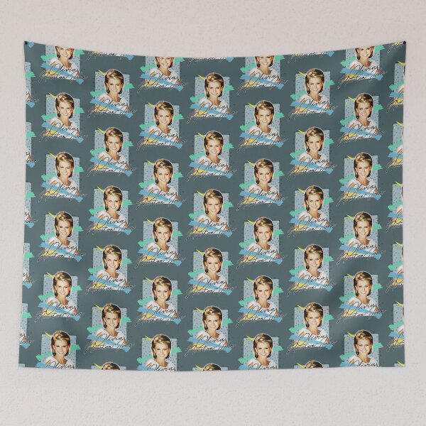 Item preview, Olivia Newton John 80s Retro Fan designed and sold by ReflectiveClo.