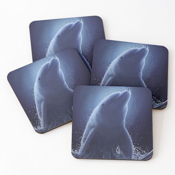 Item preview, Mystery of the White Dolphin Painting designed and sold by Jaynee Grace.