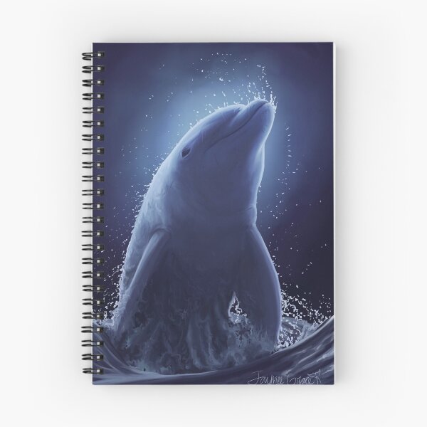 Item preview, Mystery of the White Dolphin Painting designed and sold by Jaynee Grace.