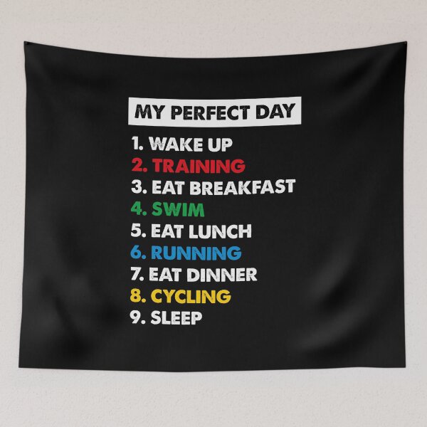 Item preview, My perfect day triathlon - TRI designed and sold by Pau Baz.