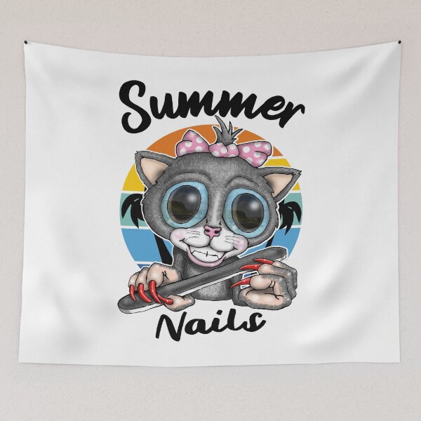 Item preview, Summer Nails Funny Cat Claws designed and sold by Status71.