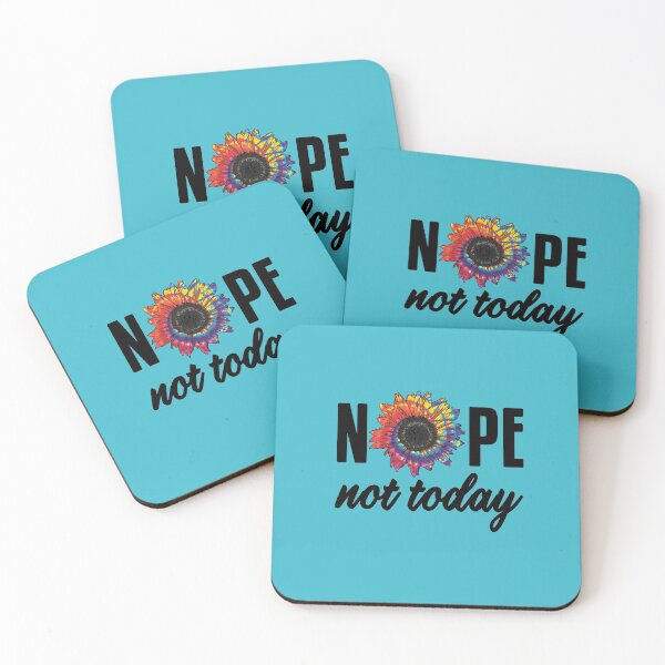 Item preview, Nope Not Today Colorful Sunflower designed and sold by JodyzDesigns.