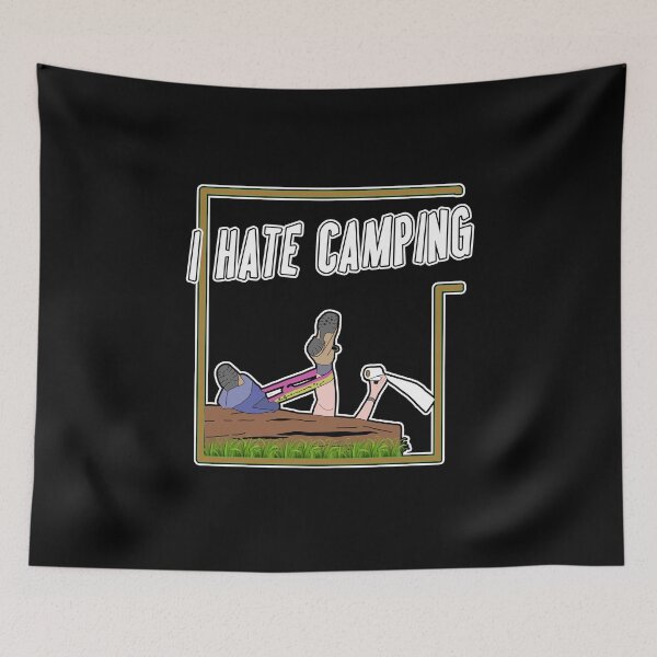 Item preview, I Hate Camping designed and sold by iamhewho.