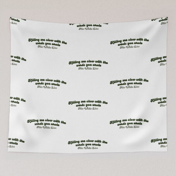 Item preview, Thin white lies lyrics designed and sold by camiferm.