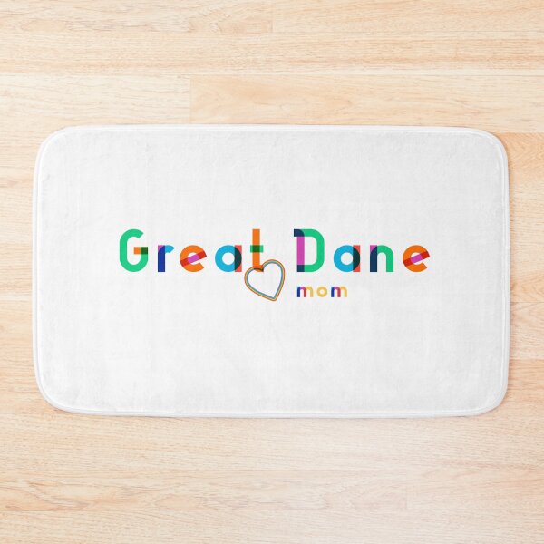 Item preview, Great Dane Mom Rainbow lettering - Modern Design - Heart accent designed and sold by 8PawsStudio.