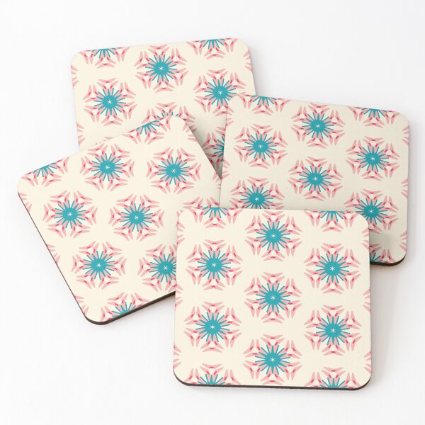 Item preview, Modern Star Flower Pattern Artwork 02 Color 04 designed and sold by Stefanie Boike.