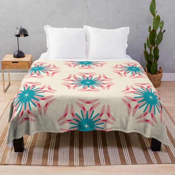 Item preview, Modern Star Flower Pattern Artwork 02 Color 04 designed and sold by Stefanie Boike.