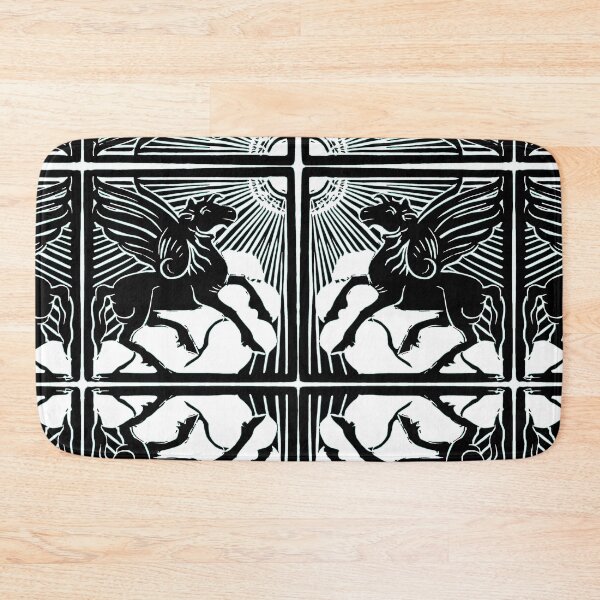 Item preview, Embrace Virtue - Black White The Magical Pegasus Winged Horse  designed and sold by SpiritGifts.