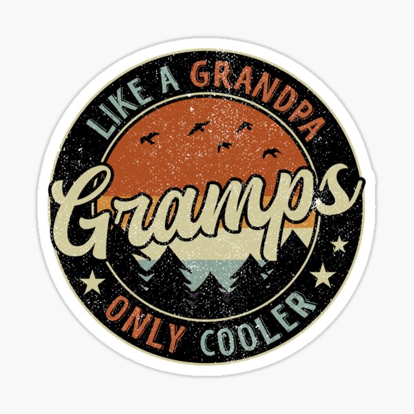 Item preview, Gramps Like A Grandpa Only Cooler Vintage Retro designed and sold by RetroStyle247.