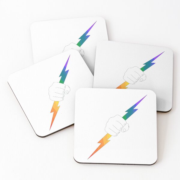 Item preview, Pride lightning  designed and sold by Thatgaybrand.