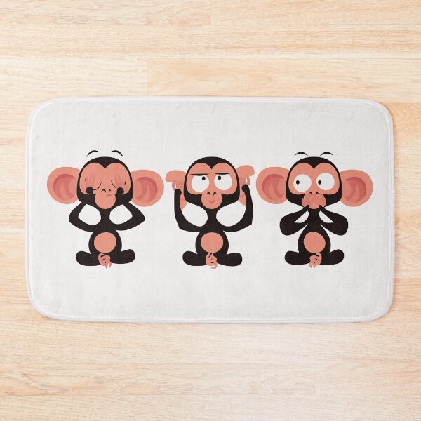 Item preview, 3 little monkeys designed and sold by Sya Prints.