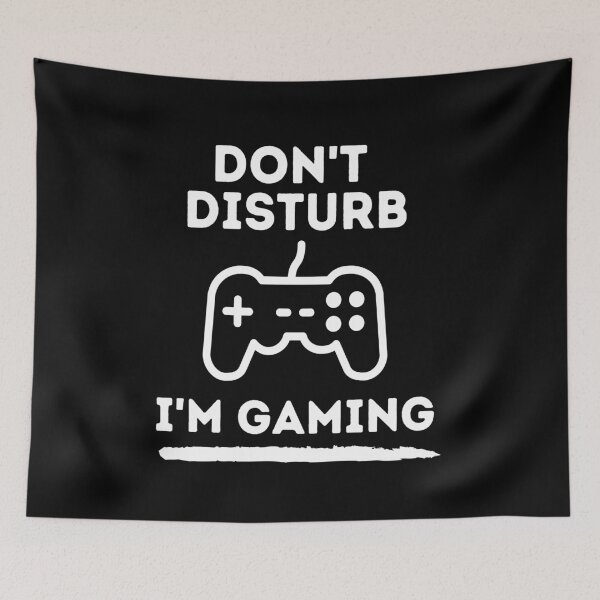 Item preview, Don't Disturb I'm Gaming designed and sold by DeeXdesigns.