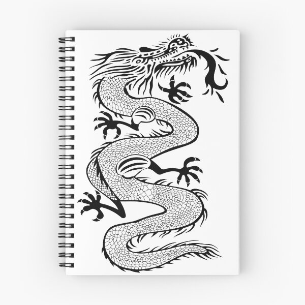 Item preview, Black dragon wild design designed and sold by Marrilim.